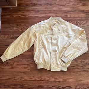 Vintage Yellow Bomber Jacket